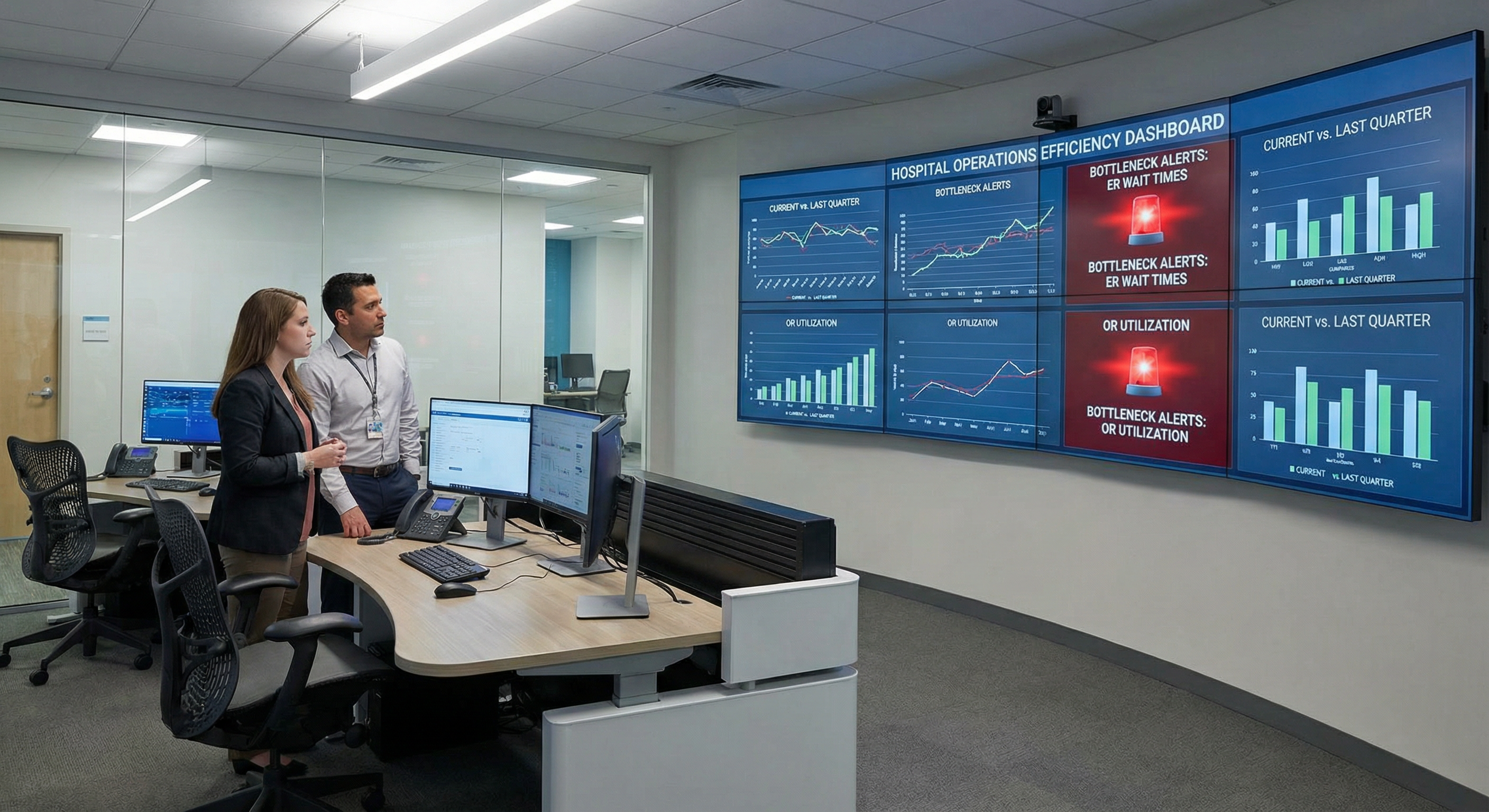 Administrator Dashboards for Medical Efficiency