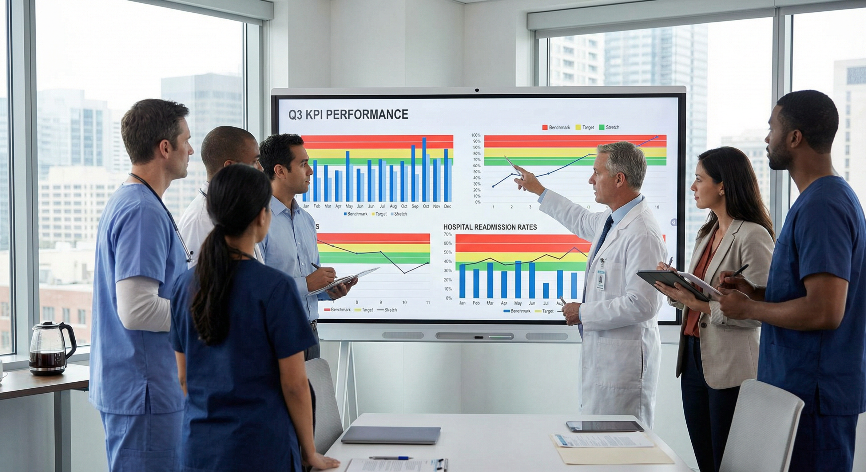 KPI Benchmarks for Hospital Teams: From Time Targets to Trendlines