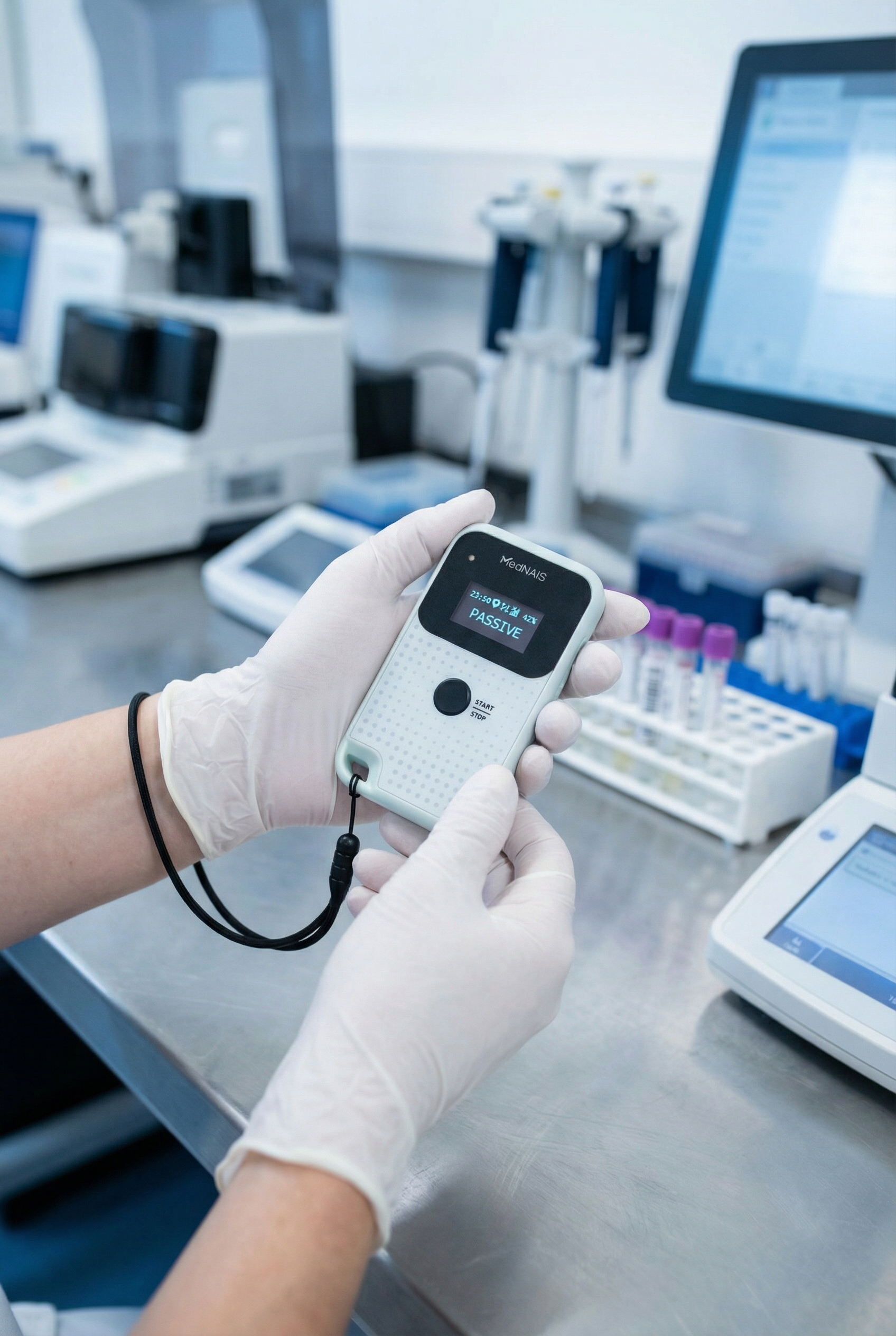 MedNAIS™ Logger in a laboratory setting